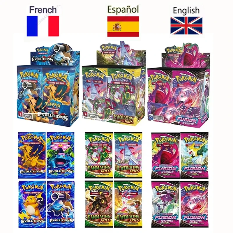 Card Game Kids - Yeni Pokemon Kartları Chaos Rising Booster