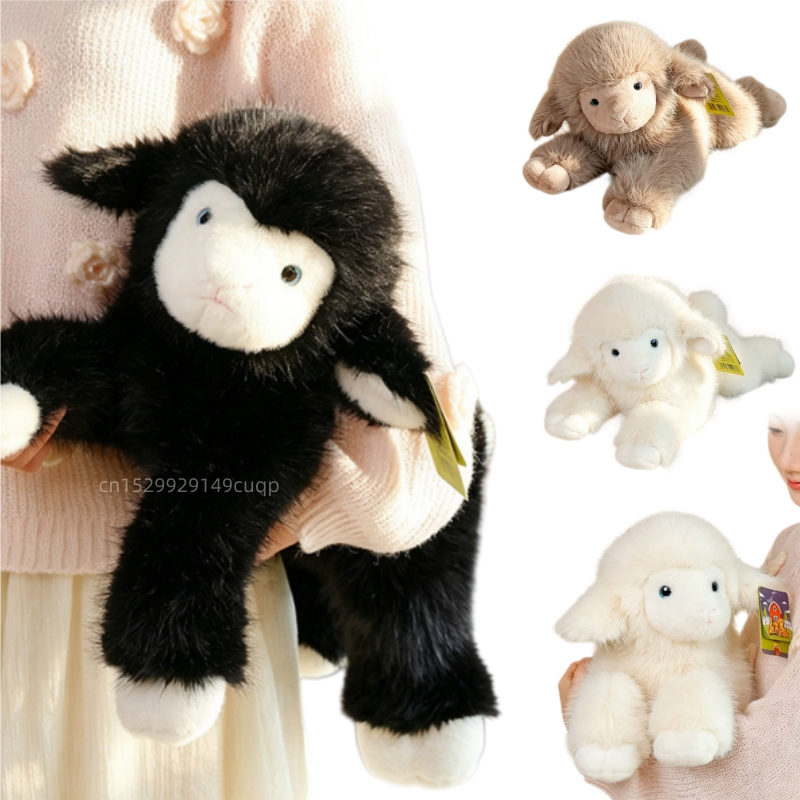 Kids Toys Quality - 40/50cm karikatür yalanlayan koyun peluş bebek