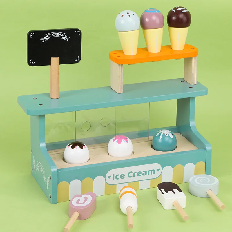 Kids Toys Kitchen - Ahşap Oyun Evi Mutfak Oyuncaklar Oyna