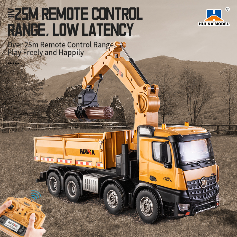 Kids Toys Channel - Huina 1538 RC Damperli Kamyon 1:14