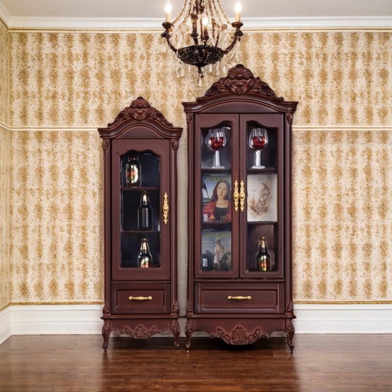 Dollhouse Furniture Set - 1/12 Ölçekli Vintage Minyatür Depolama Dolabı