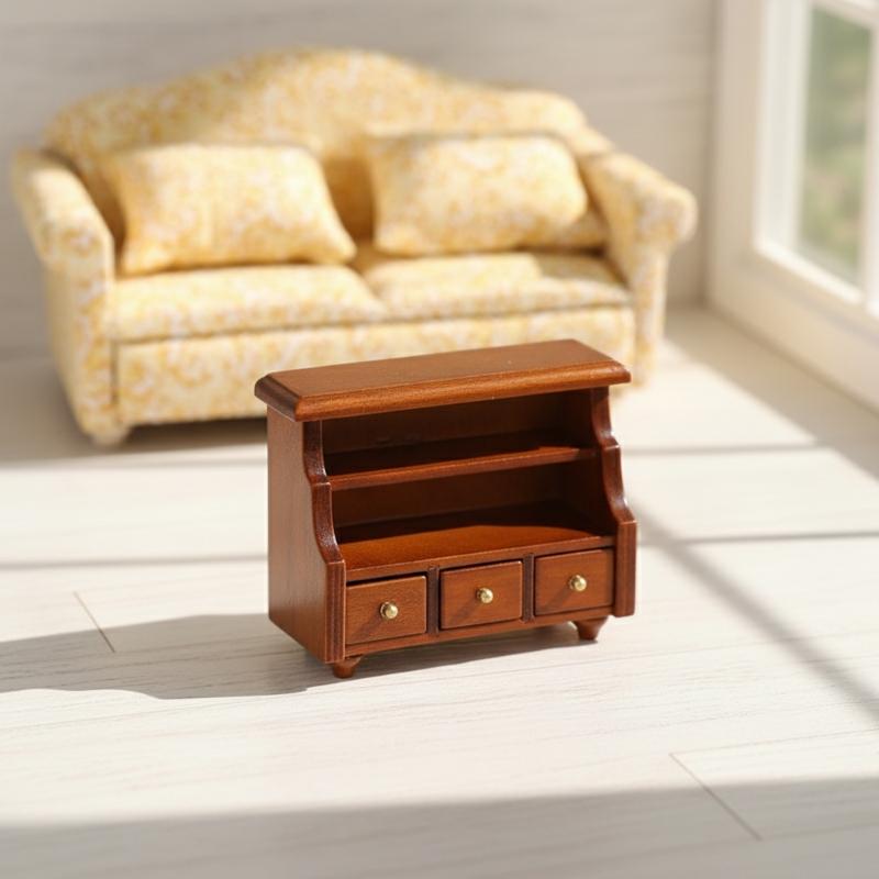 1 Takım Oturma Odası Sahne Düz - Dollhouse Furniture Set incelemesi ve fiyatı