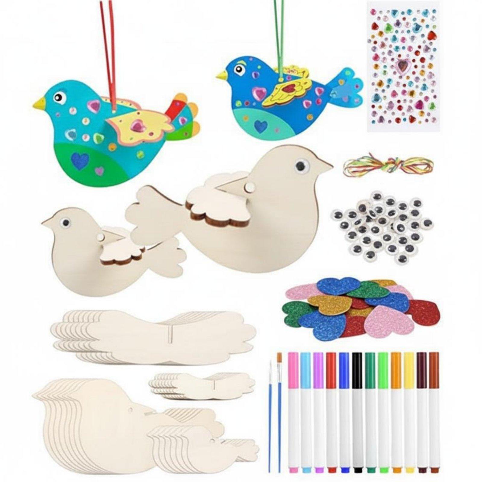 8 Parçalı 3D Ahşap Kuş El Sana - Kids Toys Kit incelemesi ve fiyatı