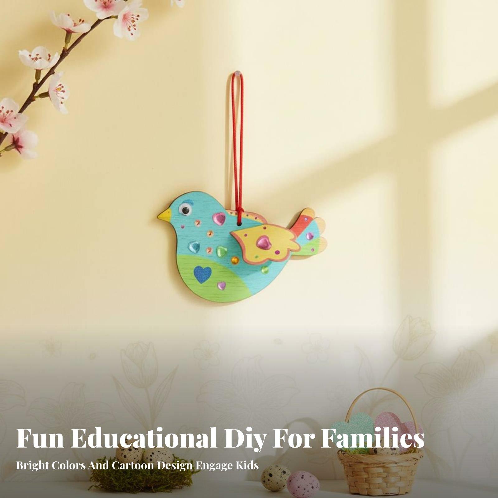 8 Parçalı 3D Ahşap Kuş El Sana - Kids Toys Kit incelemesi ve fiyatı