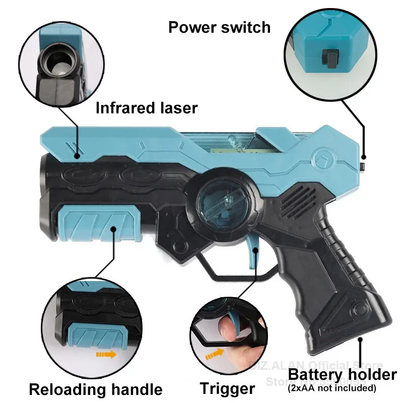 DIZ oyuncaklar 30CM kızılötesi - Laser Tag Set Kids incelemesi ve fiyatı