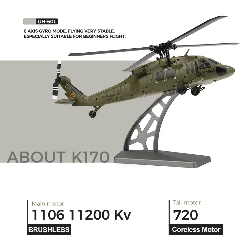 K170 RC Helikopter UH-60L 4 Ka - Kids Toys Channel incelemesi ve fiyatı