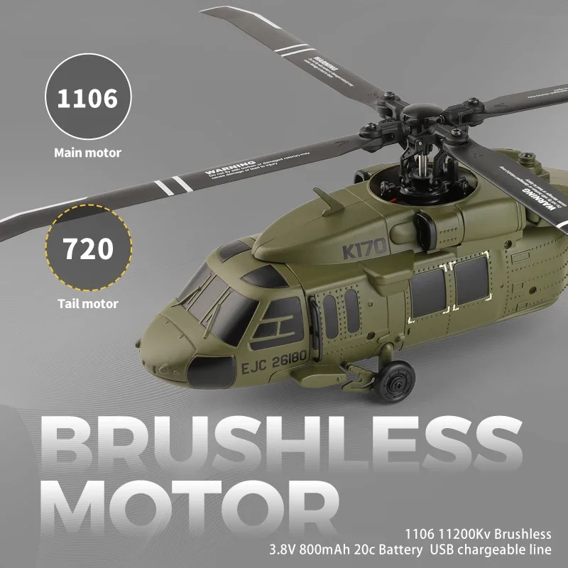 K170 RC Helikopter UH-60L 4 Ka - Kids Toys Channel incelemesi ve fiyatı