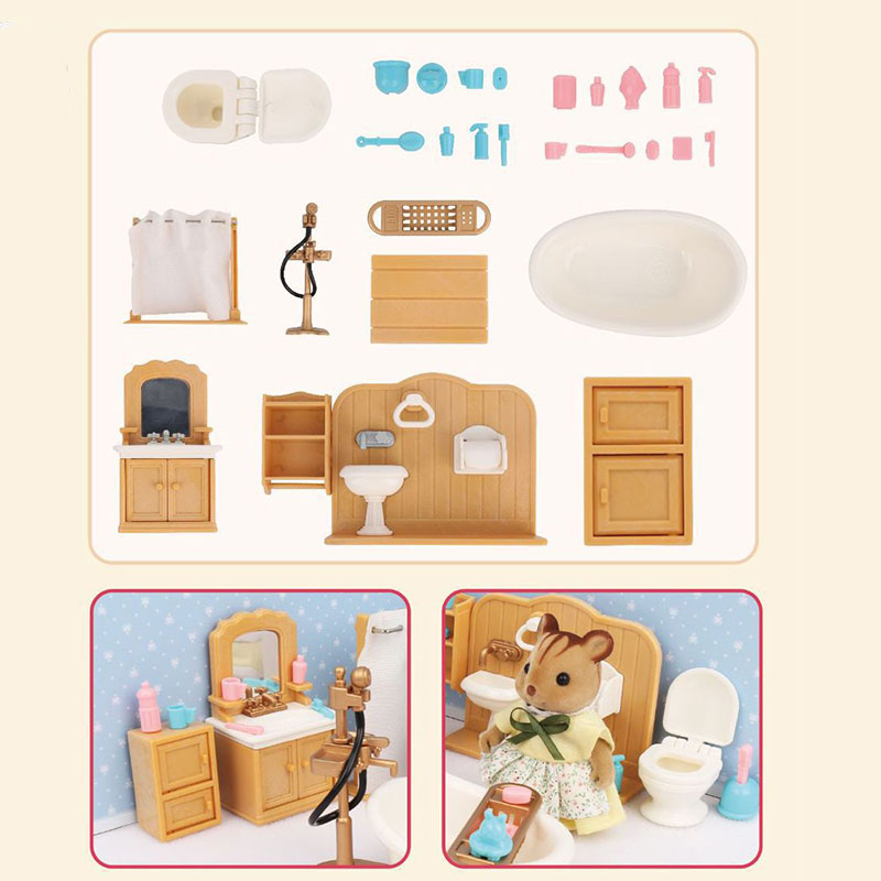 Dollhouse Minyatür Hediye kutu - Dollhouse Furniture Set incelemesi ve fiyatı