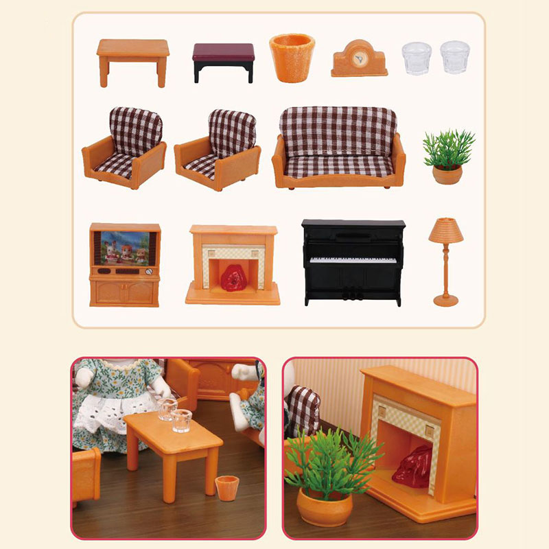 Dollhouse Minyatür Hediye kutu - Dollhouse Furniture Set incelemesi ve fiyatı