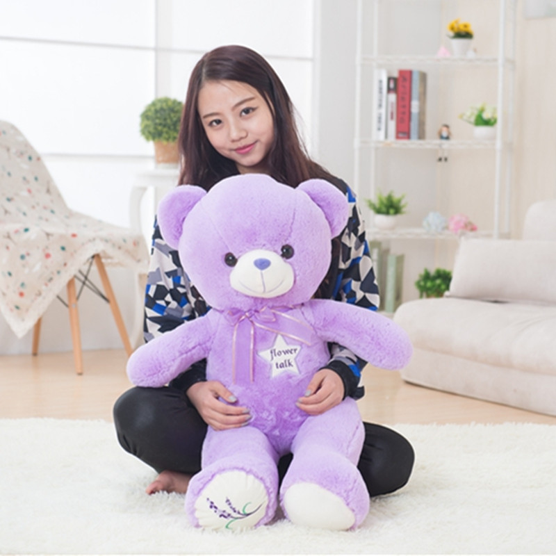 35/80cm sevimli mor ayı peluş  - Kids Toys Quality incelemesi ve fiyatı