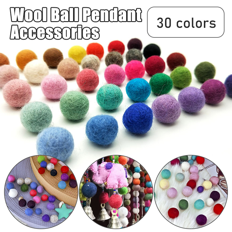 10/30 adet 2 cm Yün Keçe Topla - Kids Toys In Wholesale incelemesi ve fiyatı