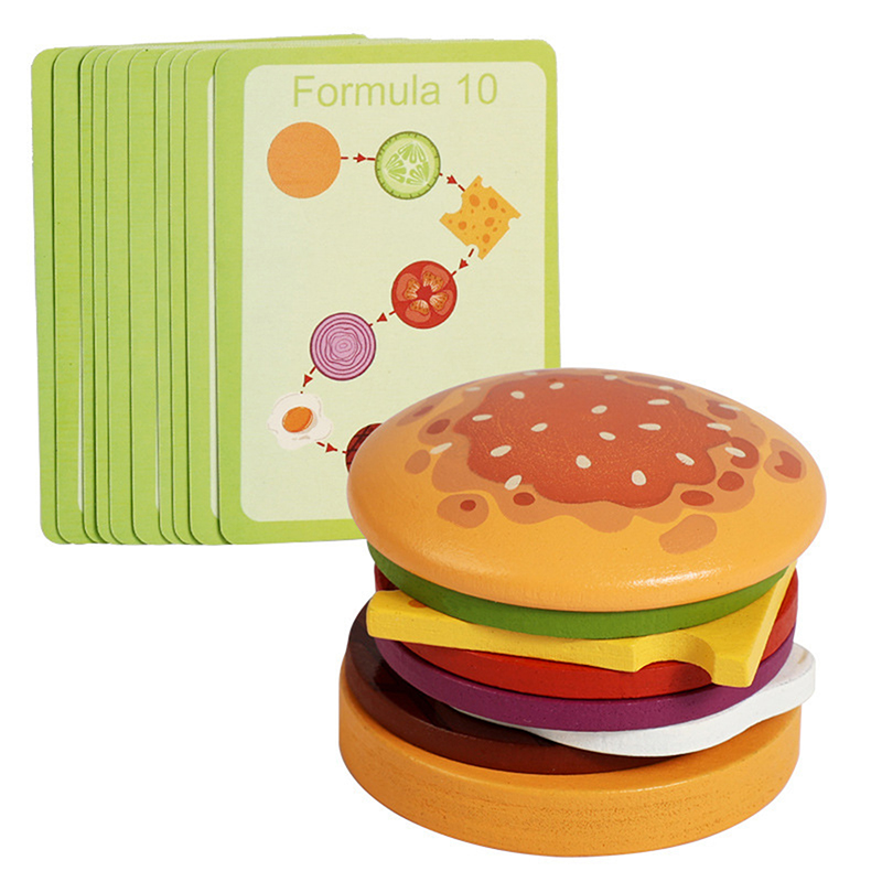 Yeni Ahşap Hamburg Sandviç İst - Kids Toys Kitchen incelemesi ve fiyatı