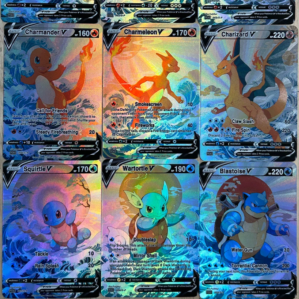 9 adet/takım DIY Anime PTCG Ko - Card Game Kids incelemesi ve fiyatı