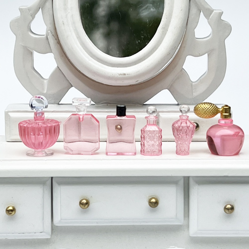 6 adet/takım 1:12 ölçekli parf - Dollhouse Furniture Set incelemesi ve fiyatı